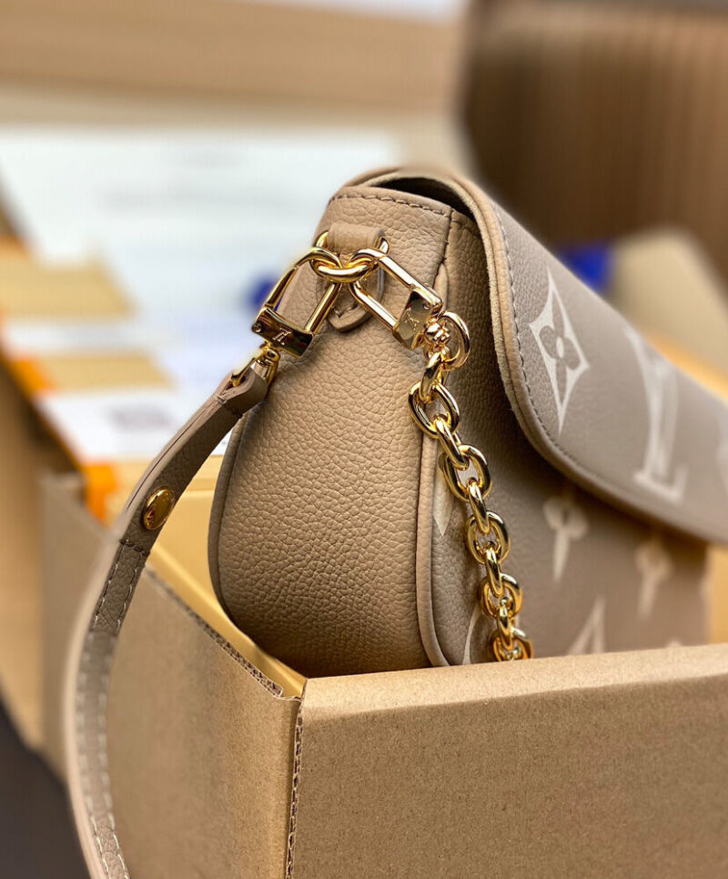 Louis Vuitton Wallet On Chain Ivy M82211 Gray
